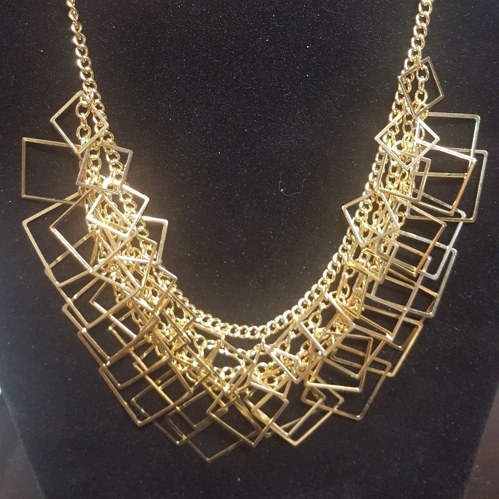 Stella & Rose Goldtone Statement necklace